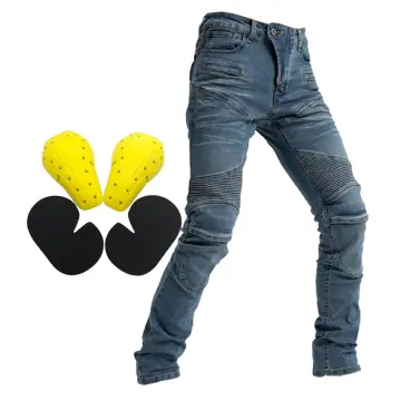 Motorcycle Riding Jeans For Men Lengthened Ce Armor Silica Gel Pads Stretch  Overpants Motocross Racing Protective Pants Xxs-4xl - Pants - AliExpress