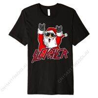 Sleigher Santa Claus Metal Christmas Funny Hail Santa Premium T-Shirt Men Hot Sale Unique Shirts Cotton T Shirts Fashionable