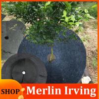 Merlin Irving Shop 2pcs Garden Tree Plant Cover Protection  Mats Cloth Ecological Control Mulch Barrier Flower Pot Gardening Tools