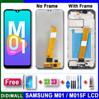 จอ Lcd สำหรับ Samsung Galaxy M01ของแท้ SM-M015F/DS เปลี่ยนหน้าจอแสดงผลแอลซีดีที่มีกรอบ Digitizer