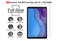 ส่งจากไทย! ฟิล์มกระจก เต็มจอ For Lenovo Tab M10 HD (2nd Gen) TB-X306X / TB-X306F หน้าจอ 10.1 นิ้ว Full Screen Tempered Glass Screen Protector