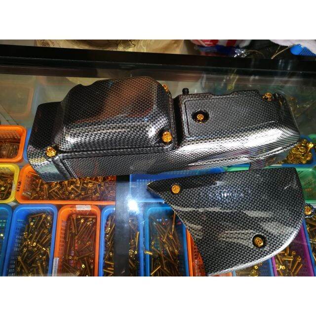 【Ready Stock】 CARBON FIBER CRANKCASE COVER MIO SPORTY Lazada PH