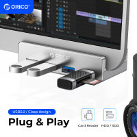 ORICO คลิปประเภท USB 3.0 HUB อลูมิเนียมภายนอก 4 พอร์ต USB Splitter Adapter สำหรับเดสก์ท็อปคอมพิวเตอร์แล็ปท็อปอุปกรณ์เสริม (MH4PU)-kdddd