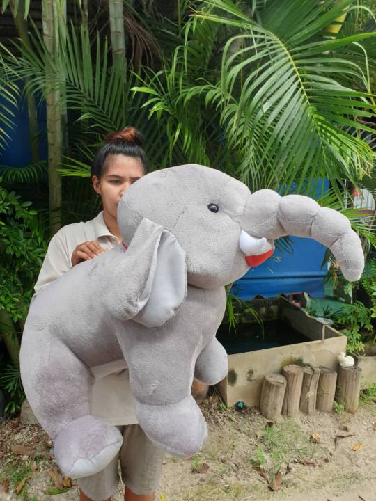 ช้าง-ตุ๊กตาช้าง-พี่ช้าง-งานนุ่ม-แน่น-สินค้าผลิตในไทย-พร้อมส่ง