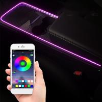 Universal Car Interior Neon Lights Decoration Accessories RGB Ambient Led Strip Lights With App Controlled For Tesla Model 3