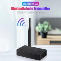 ตัวรับสัญญาณ 5.0 ที่เข้ากันได้กับ Bluetooth APTX HD อะแดปเตอร์เสียงไร้สายออปติคอล / 3.5 มม. AUX / SPDIF สําหรับลําโพงหูฟังทีวี