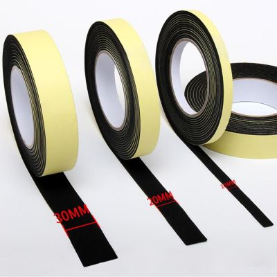 EVA sponge single-sided tape shockproof foam sealant strip 10-30MM car foam pad sound insulation buffer anti-collision foam tape Adhesives  Tape