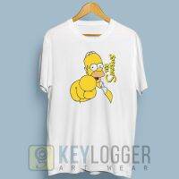 เสื้อผ้าผชเสื้อเชิ้ต ลายภาพยนตร์ The Simpsons Homer film 8S-5XL  OSPN