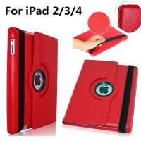 【DT】 hot  For Apple iPad 2 3 4 iPad2 iPad3 iPad4 Tablet Case 360 Rotating Bracket Flip Fold Stand Leather Cover