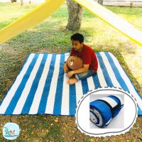 เสื่อปิกนิก "picnic mat" แบบหนา ใช้งานได้ยาวๆ เสื่อปิกนิกนอกบ้าน แผ่นกันความชื้นในเต็นท์ เสื่อรองนอน เสื่อนั่งเล่น ขนาดพกพาพับเก็บได้