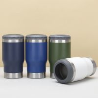 ▤♂■ 14oz Vacuum Flasks Thermoses Cooler Stainless Steel Insulated Mug with Bottle Opener Beer Mug Portable Handy Cup