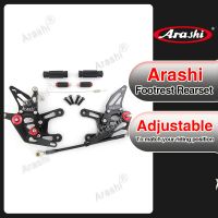 ที่รองเท้าวางเท้ารถจักรยานยนต์ CNC ปรับได้ Arashi สำหรับ ZX-10R นินจาคาวาซากิ ZX1000 2016-2022 ZX10R ZX 1000 ABS 2017