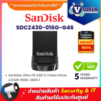 Sandisk SDCZ430-016G-G46 16 GB FLASH DRIVE (แฟลชไดร์ฟ) SANDISK ULTRA FIT By Vnix Group