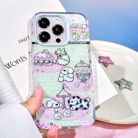 เคสไอโฟนน่ารัก ลูกสุนัขเมฆของญี่ปุ่นและเกาหลีใต้เหมาะสำหรับเคสโทรศัพท์มือถือ Apple 14plus iPhone13 หญิง 12 การ์ตูน 11promax