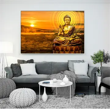 Zen Religion Meditation Buddhism Poster and Print Canvas Painting