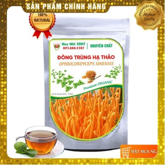 Đông trùng hạ thảo sấy khô 100g nuôi cấy tại việt nam - ảnh sản phẩm 1