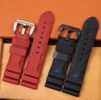 Watch Band For Panerai SUBMERSIBLE PAM 441 359 Soft Silicone Rubber 24mm 26mm Men Watch Strap Watch Accessories Watch Bracelet