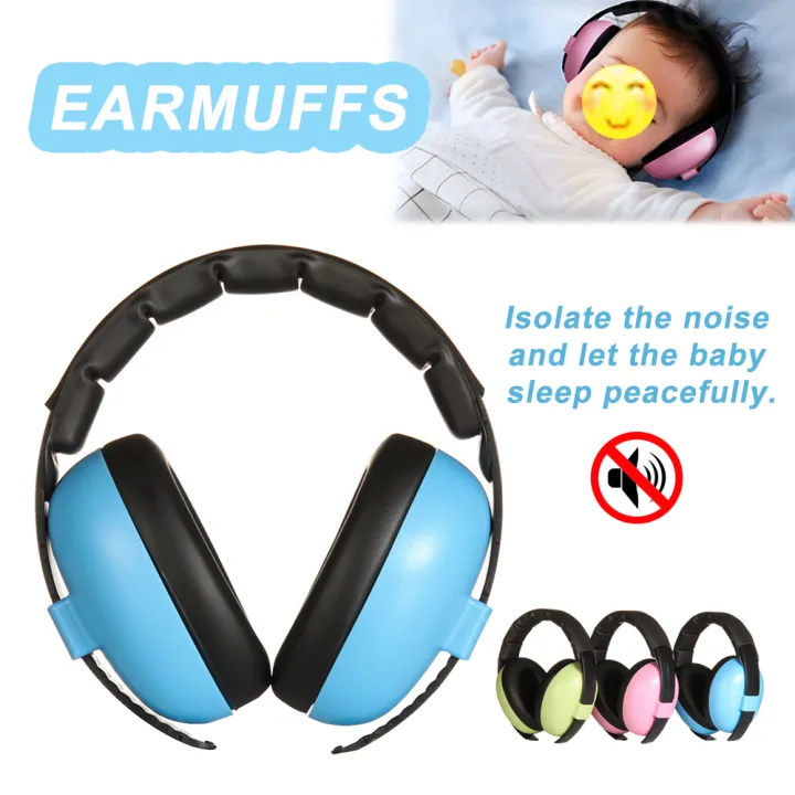 Adjustable Baby Ear Muffs Noise Cancelling Reducing Earmuffs Hearing Protect Lazada.co.th