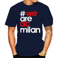 เสื้อยืดแฟชั่น Ac Milan Unisex เสื้อยืดฮิปฮอปคอกลม Camisa Tee  PANI