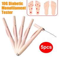 5Pcs 10g Diabetic Monofilament Tester Pen Foot Probe Endocrine Nerve Skin Contact Needle Diagnostic Tool