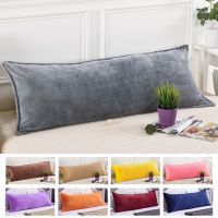 【CW】❂  Thickened Pillowcase BedCoral Sleeping Cover Color