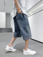 Summer Short Jeans Breeches 2023 New Hip Hop Streetwear Baggy Denim Shorts Cotton Casual Straight Capris Pants Plus Size 8XL