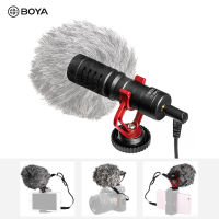 BOYA BY-MM1 Mini Cardioid Microphone Metal Electret Condensor Video Mic 3.5mm Plug for Smartphone Tablet PC DSLR Camera Camcorder