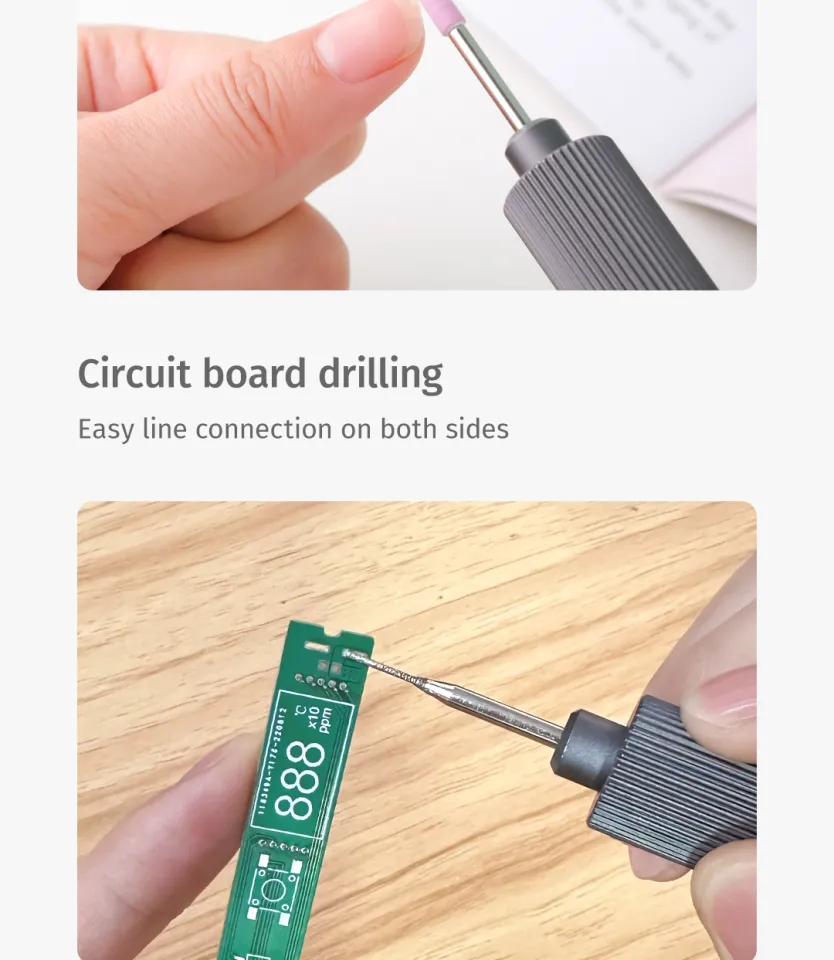 28PCS USB Cordless Electric Mini Drill Grinder Polishing Pen