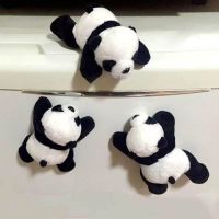 1Pc Cartoon Cute Soft Plush Panda Fridge Magnet Refrigerator Sticker Home Decoration Souvenir imanes para el refrigerador