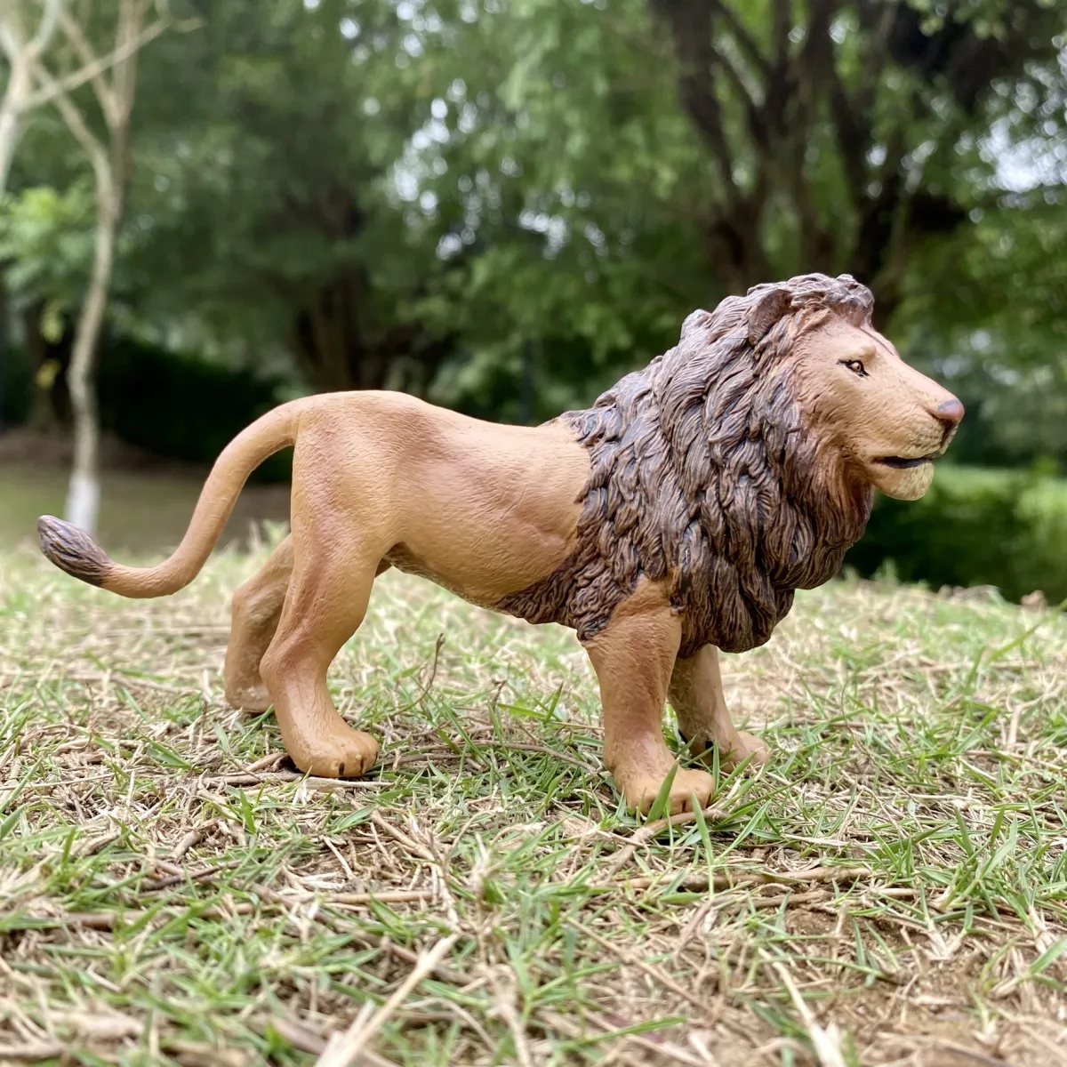 Mô hình động vật trang trí con Sư tử đực | Lazada.vn