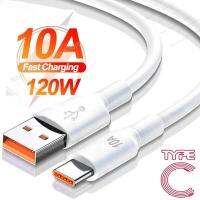 ♥จำกัด Gratis Ongkir♥120W 10A Type C สายชาร์จอุปกรณ์เครื่องมือสื่อสารเร็วสุดๆสายชาร์จสำหรับซัมซุง Xiaomi Poco Huawei Honor สายชาร์จเร็ว USB C 0.25/1/1.5/2M