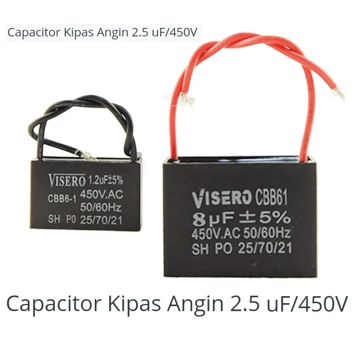 kapasitor kipas angin 2,5uf ( mikro) Lazada Indonesia