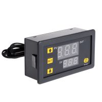 Temperature Controller Relay Dual Digital LED Display Heating/Cooling Regulator Thermostat Switch