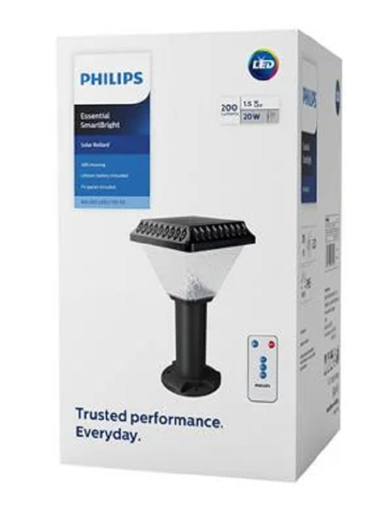 philips-lighting-โคมไฟทางเดินโซล่า-รุ่น-bgc010-led2-730-ss-ทรงเหลี่ยม-เสาสูง-30cm-smartbright-solar-bollards