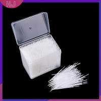 【HJ】 1100pcs Plastic dental Picks ช่องปากสุขอนามัย2 WAY interdental Brush tooth Pick