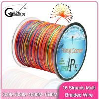 [HOT LIAXLLWISAAZH 534] 16 S Trand สานสายการประมง300เมตร500เมตร1000เมตร1500เมตร Multicolor PE สายการประมงถักเชือก M Ultifilament ถักเปียลวด60LB-310LB