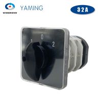 【YF】☈◐  YMZ12-32/3 Change Over Selector 32A 3 Poles Position Contact Manual Transfer On-off-on Cam LW31