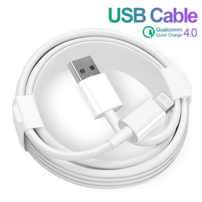 Chaunceybi Original USB Cable iPhone 14 13 12 Lightning XR X XS 8 7 Fast Charging Charger Wire Cord