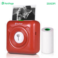 (กระดาษ) PeriPage A6 Mini Pocket เครื่องพิมพ์304DPI HD ไร้สาย BT เครื่องพิมพ์ความร้อนภาพป้ายที่มีรูปภาพ Memo Notes Journal ใบเสร็จรับเงินทันทีเครื่องพิมพ์สติกเกอร์ AR Photo ฟังก์ชั่น Inkless การพิมพ์เข้ากันได้กับ Android สมาร์ทโฟนระบบ IOS Windows