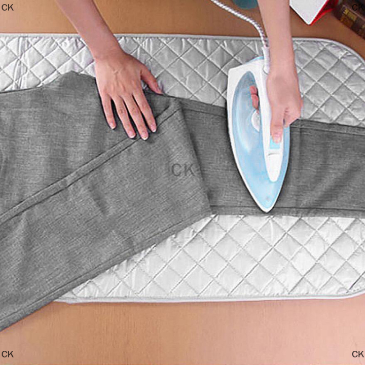 ck-แผ่นรองรีดขนาดกะทัดรัดแบบพกพาที่รองรีดผ้าแผ่นรองรีดผ้าสำหรับเครื่องซักผ้าใช้ซักได้ทุกที่