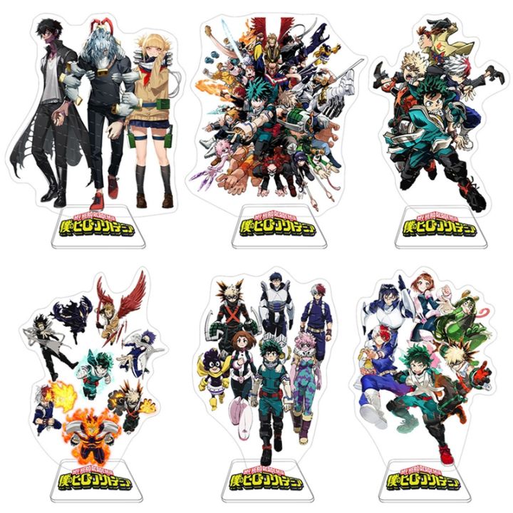 ของเล่นอะนิเมะ-my-hero-academia-stand-figure-ของเล่นอะคริลิค-todoroki-shouto-cosplay-สองด้านโปร่งใสอะคริลิคยืนรูปน่ารักของขวัญแฟนเครื่องประดับตลก