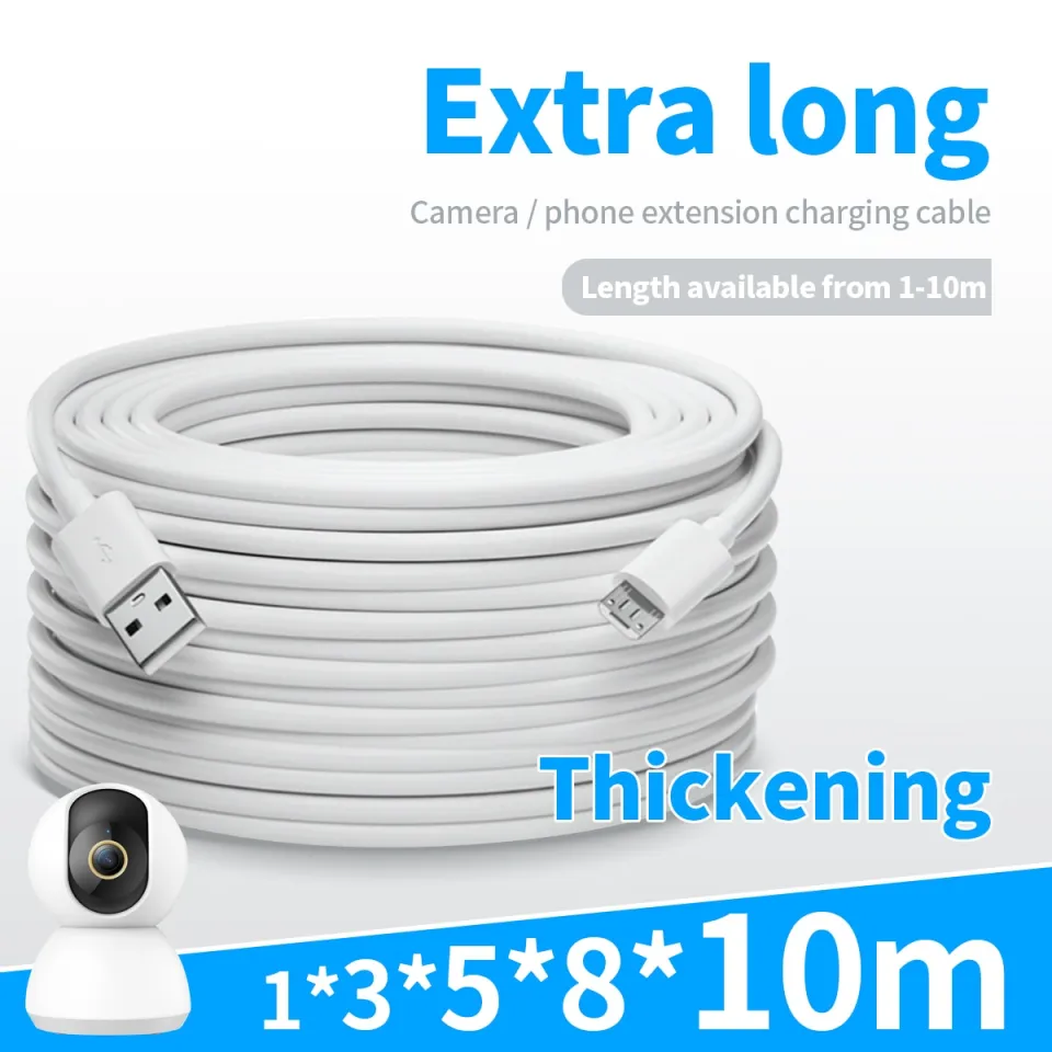 5m Extra Long Micro Usb Câble Pour Usb Alimentation Surveillance