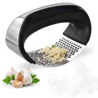 Garlic Press Stainless Steel Garlic chopper Crusher Kitchen Accessories Vegetable Garlic Squeezer Masher long handle Mincer