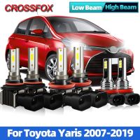 หลอดไฟไฟหน้ารถระบบ Canbus สำหรับ H11 H4 90W 12000LM 6000K ไฟตัดหมอก Led รถยนต์ Toyota Yaris 2007-2012 2013 2014 2015 2016 2017 2019 2018