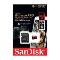 SANDISK EXTREME PRO MICRO SD 256 GB R 170MB/S W 90MB/S V30,A2 - MEMORY CARD