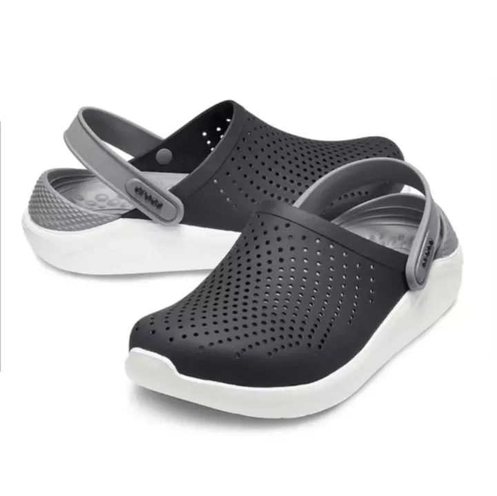 crocs for men black and white