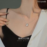 ? ornaments jewelry เครื่องประดับอัญมณี Jinmeiao S925 Silver Niche Design Four-leaf Clover สร้อยคอหญิงระดับ high-end อารมณ์หรูหรามุก clavicle chain 2023