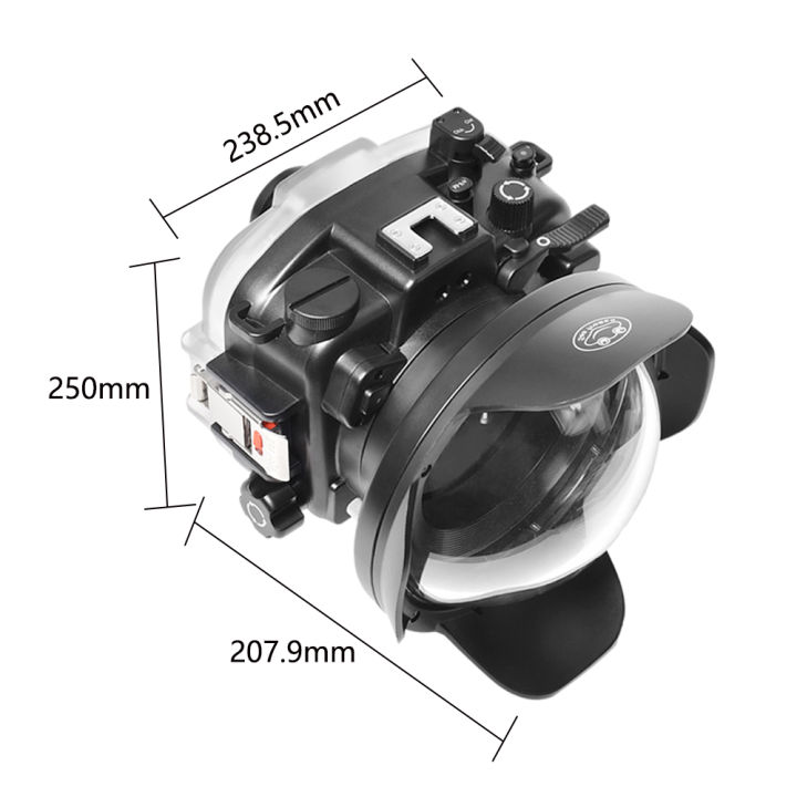 seafrogs-waterproof-40-meters-130-ft-camera-housing-for-canon-eos-m50-m50-ii-eos-kiss-m-for-22-18-55-15-45mm-lens-camera-case