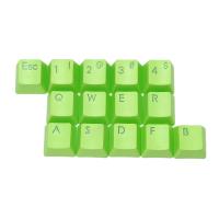 14 Keys Translucent Backlit Keycaps โปรไฟล์ OEM Double Shot PBT Keycaps Set สำหรับคีย์บอร์ดเครื่องกล Cherry MX Switches