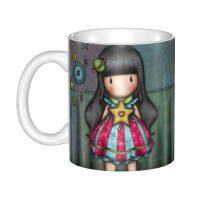 Customized Santoro Gorjuss Mugs DIY Kids Girls Cartoon Ceramic Tea Milk Coffee Cups